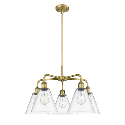 Lustre cône à 5 lumières Beva