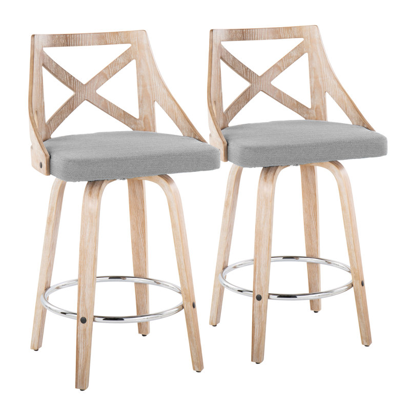 Tabouret de bar pivotant 29,5 po Arabelle, Tabouret de comptoir (hauteur d'assise de 25,5 po)