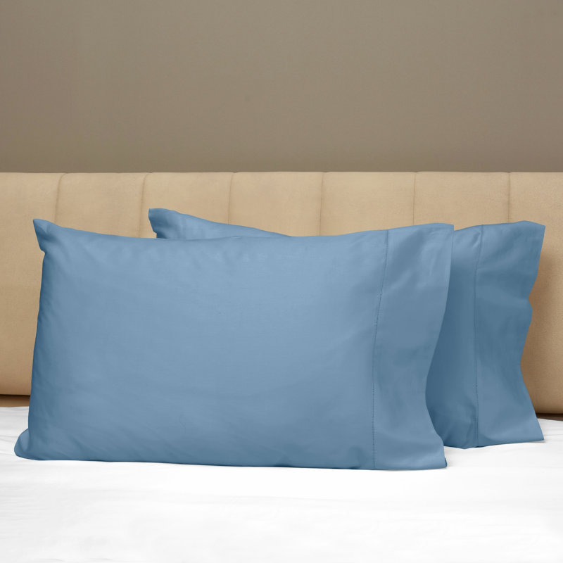 Raffaello Sateen Pillow Case, Standard, Air Force Blue
