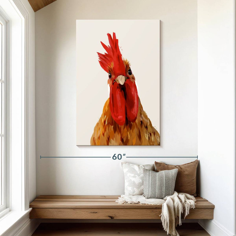Brampt Chicken Or The Egg, 48" H x 32" W