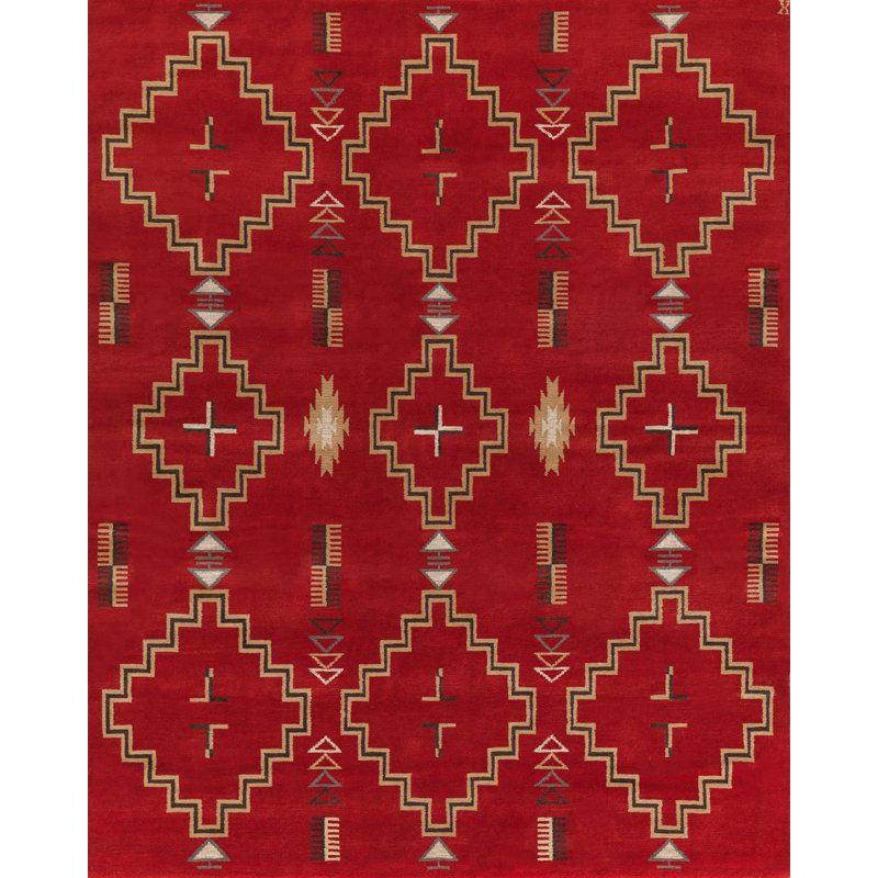 Mesa Wool Southwestern Area Rug, Rectangle 3' x 5'