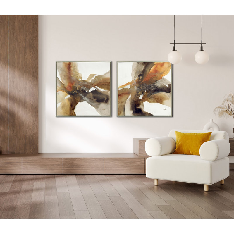 Graphite Motion I Canvas Wall Art