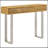 Harmony Natural and Silver 2-Drawer Console Table