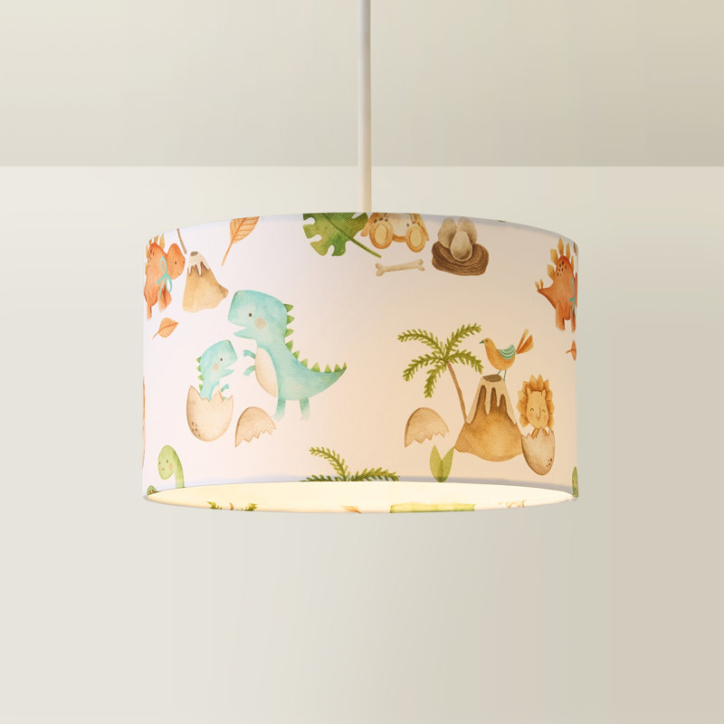 15cm H Linen Blend Drum Lamp Shade ( Clip On ) in Cream