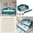 Twin Size Upholstered Daybed With Trundle ,Velvet Sofabed With USB Charging Ports-117530061