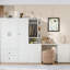 Armoire-penderie multifonctionnelle avec bureau pliable-450194023