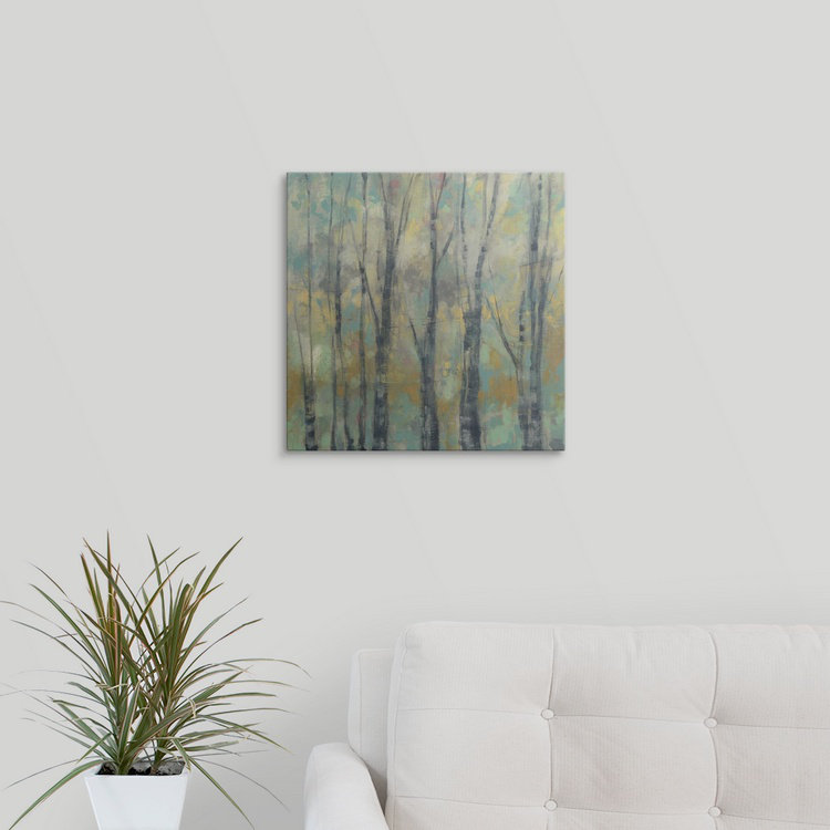 « i » jennifer de la peinture, reproduction d’art Pastel Arbor, H 35 po x l 35 po x P 1,5 po, Toile