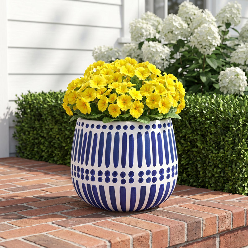Kensington Blue Ceramic Pot Planter