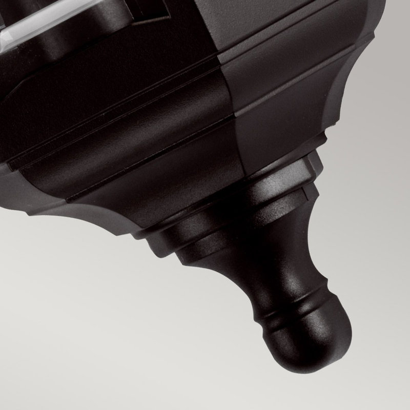 Viesville Black Outdoor Wall Lantern