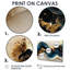 Fusion de pierre émeraude sur Blue River II - art moderne abstrait de vagues-9114459-9114458-9114451