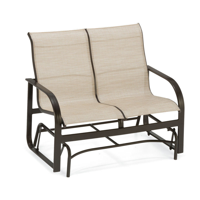 Key West Sling 46'' Wide Straight Aluminum Loveseat