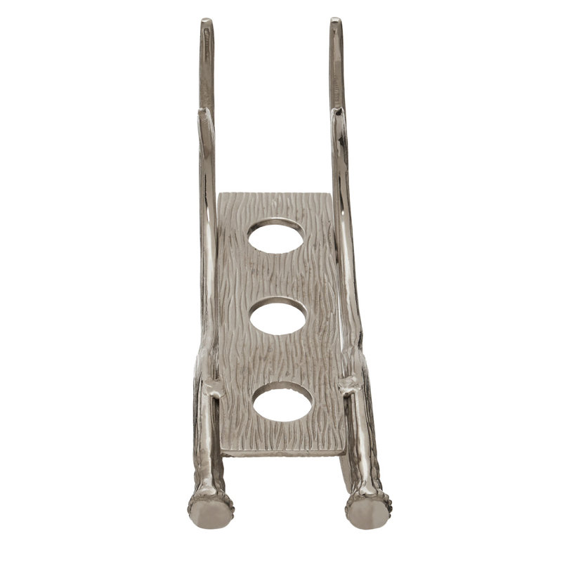 Cobbs Tabletop Wine Bottle Rack in Silver
