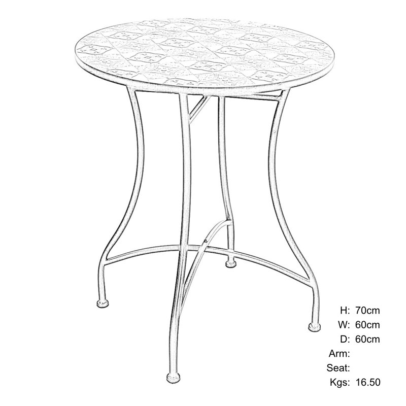 2 - Person Patio Dining Set with Round Table