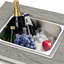 Table basse 3-en-1 avec seau à glace et foyer-114833130