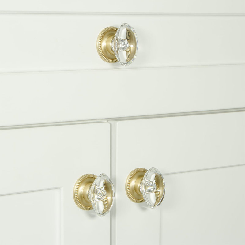 Provence Cabinet Knob, Satin Brass