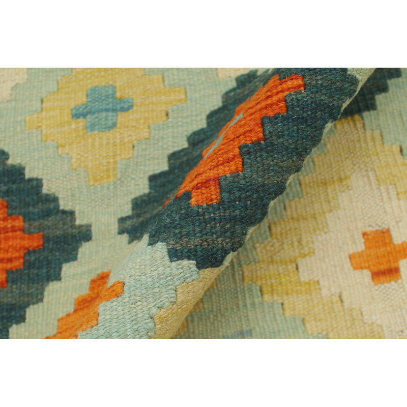 Kenadee Wool Geometric Rug
