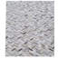 Mosaic Leather Cowhide Chevron Area Rug-40096242