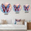 Vintage Blue Butterfly II - horloge murale moderne-60281087