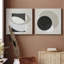 Moderniste Neutre III, ensemble de 2 reproductions d'art sur toile encadrées-1142475311-1143163463