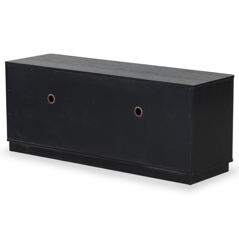 Gabrietta Media Console TV Stand, Black