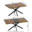 Table de salle à manger rectangulaire extensible 55,11 "-70,86"-1085274353