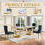 Rectangular 70.1"L X 35"W Dining Set-122919258-122920259-111570909