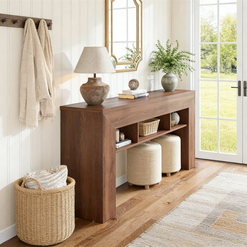 Console Modern Minimalist, H 31,5 po x l 70,9 po x P 13,8 po