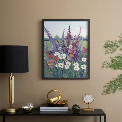 FLORAL Series DCXLI  -Premium Framed Print -Ready to Hang - No Nails Required