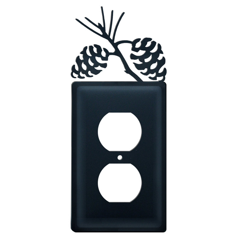 Pinecone 2-Gang Duplex Outlet Wall Plate