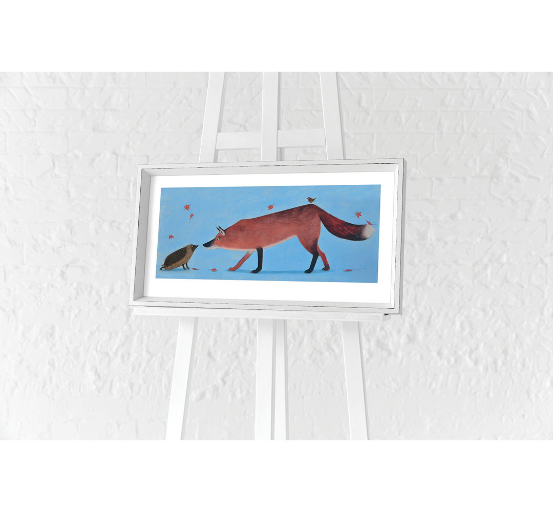 'The Game' by Ailsa Black - Picture Frame Painting Print on Wood