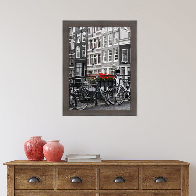 Cadre pour photo simple Noland, L 18 po x H 24 po, Brun foncé
