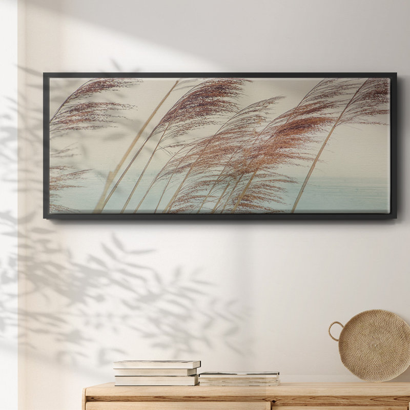 Windy II- Framed Canvas, 8" H x 20" W