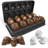 Ice Cube Trays,Silicone Ice Cube Mould Maker With Lid,Skull Head Style Mould,For Chilling Whiskey, Cocktail, Beverages,Pudding Chocolate