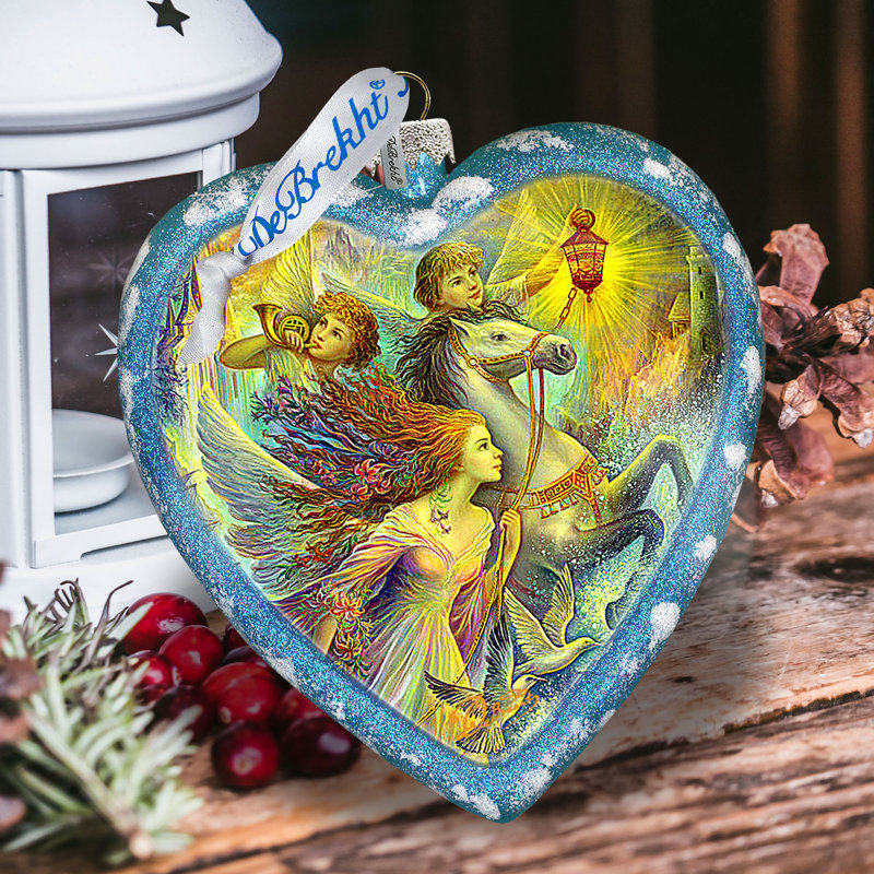 Décoration de noël en verre de noël limited edition