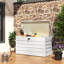 Garden Sanctuary 114cm W 350L Metal Lockable Deck Box-110836093