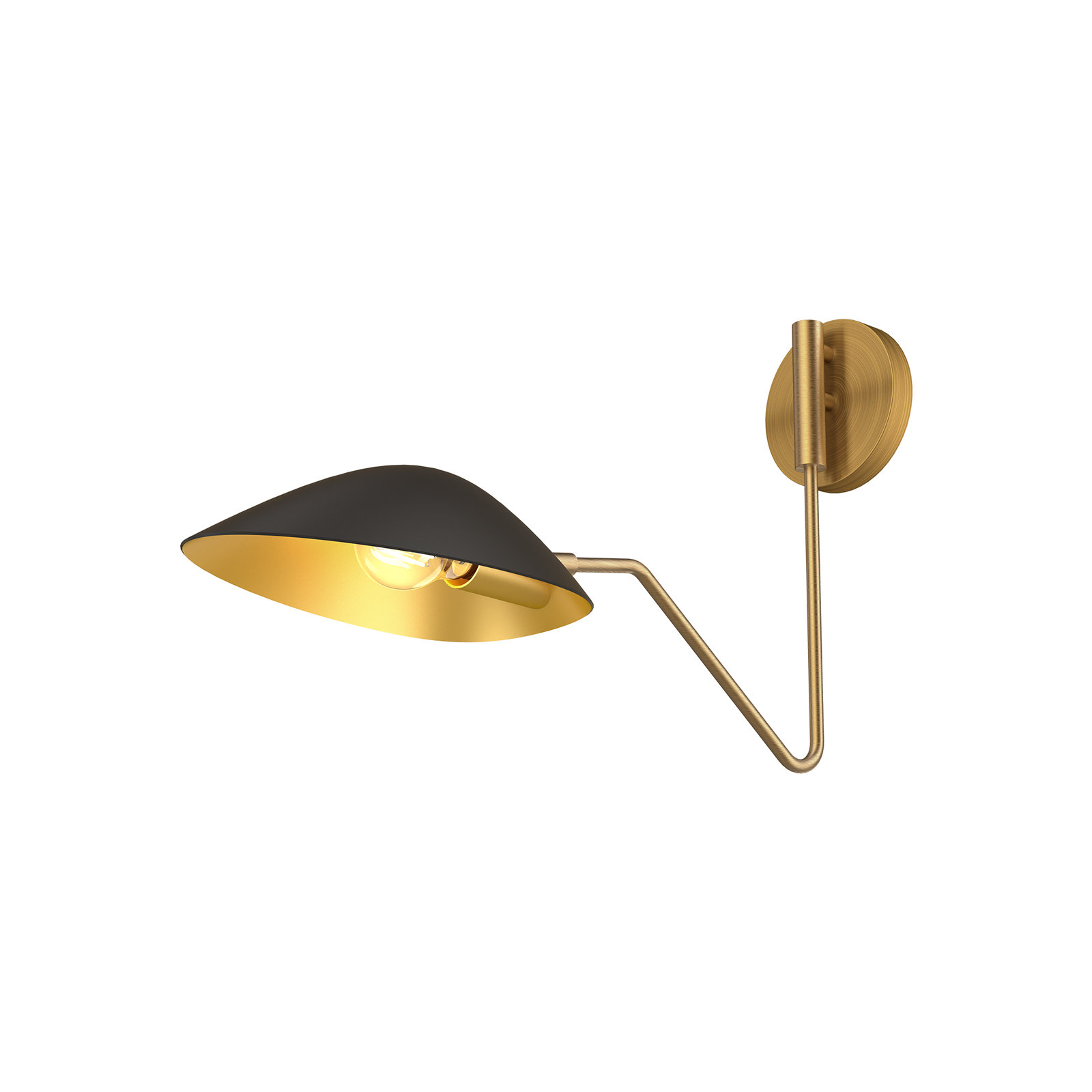 Raelle Bath Sconce, Matte Black, 1
