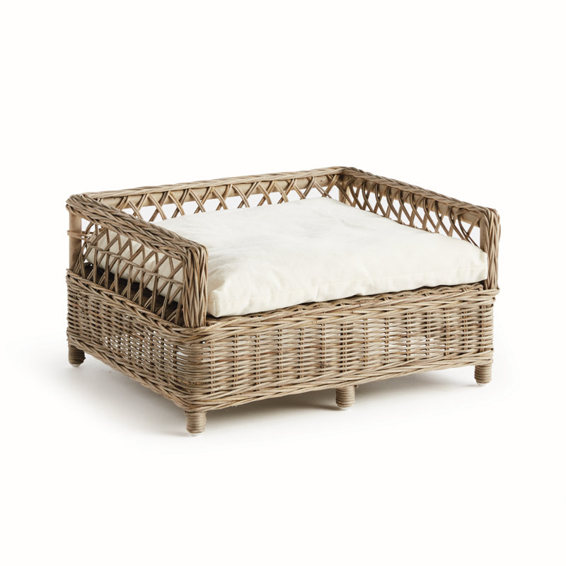 Lit pour animal de compagnie Dejania, H 11 po x l 21,25 po x P 17,5 po