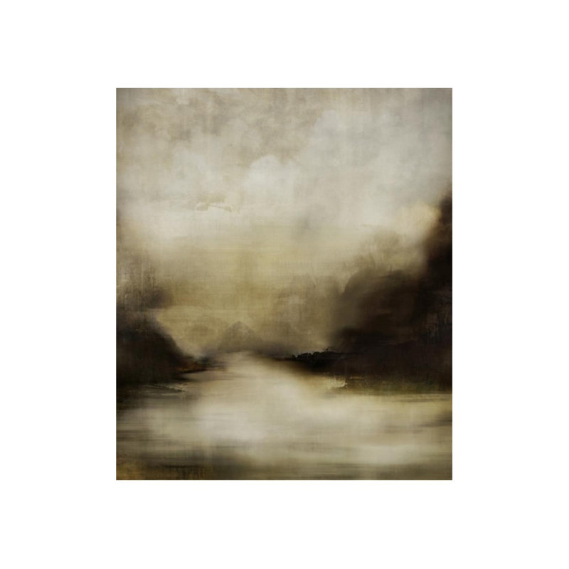«Dreams Canal» par Austin Beiv - reproduction d'art, Gel coupé au couteau, H 62 po x l 54 po x P 1,5 po