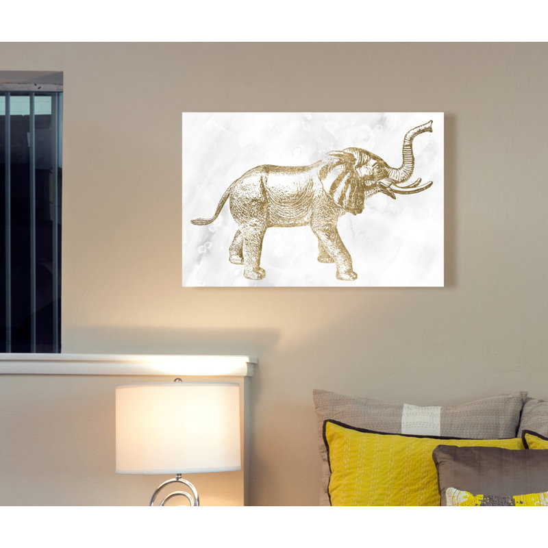Impression sur toile éléphant, gal oliver, 10 po x 15 po