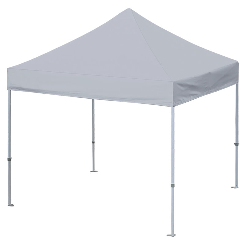 Amaziyah 96'' W x 96'' D Steel Pop-Up Canopy, Gray, 10ft x 10ft