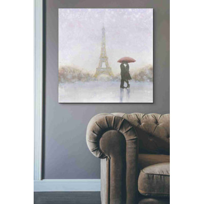 Art mural sur toile Eiffel Romance par Marco Fabiano