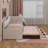 Upholstered Daybed With Trundle And Drawers-1656248879-1656248872