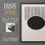 «Abstract Abstract», reproduction encadrée - prêt à accrocher - fabriquée aux États-Unis-719686499-719686497