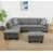 Brown Gray Linen