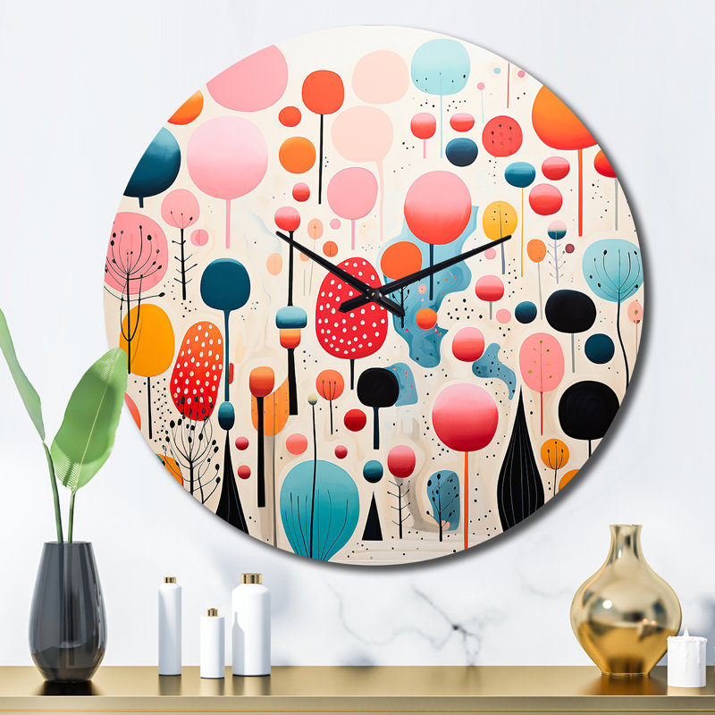 Cheaves - Horloge murale Mid-Century, Grand