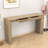 Elegant Waterfall Edge Console Table with Hidden Drawers-1569937677