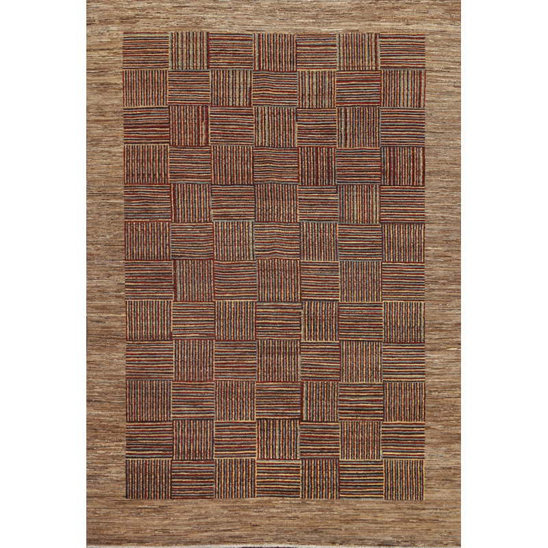 One-of-a-Kind 5'11" X 9'1" New Age Wool Area Rug in