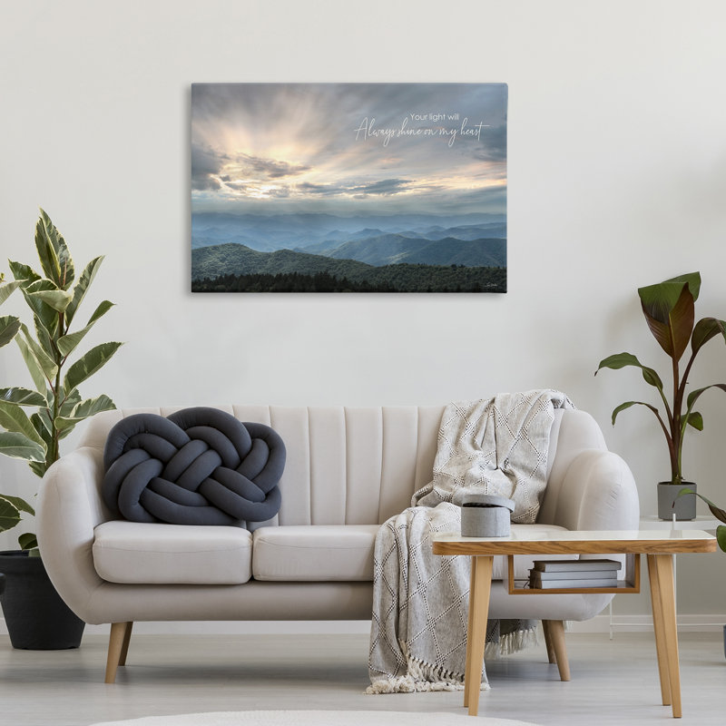 «Light Will Always Shine Landscape Canvas», conception par Lori Deiter, H 24 po x l 36 po