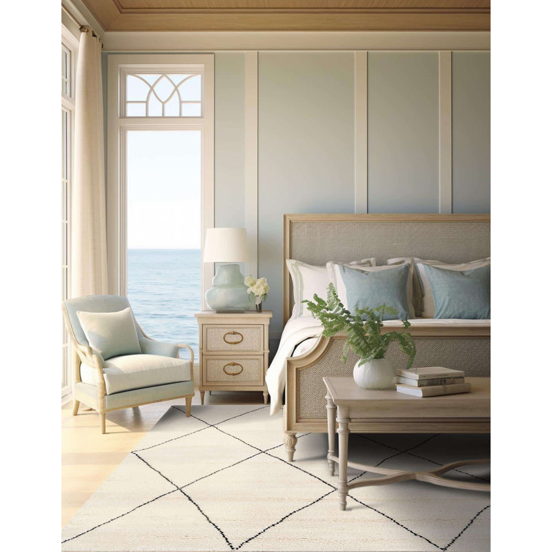 Ans Wool Indoor Rug, Square 7'10"