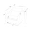 Chaise de patio avec coussins Sunbrella Fionnula-28331612